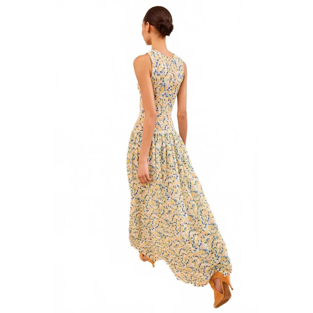 NEW ULLA JOHNSON leia knit dress in daffodil - Picture 3 of 4